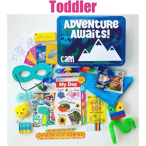 TODDLER Activity Box, Toddler Busy Box, Toddler Car Activities