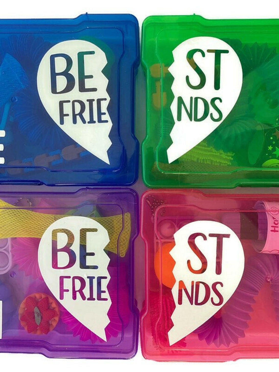 Bestie BFF Fidget Cases fidget Filled Case Travel Box Etsy