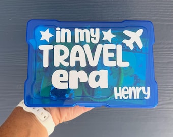 Mini Travel Busy Box for Kids | Road Trip & Airplane Activities Car Plane Trip Restaurant, Little Kid Travel Toy Gift Set Fidgets 2+3=WE
