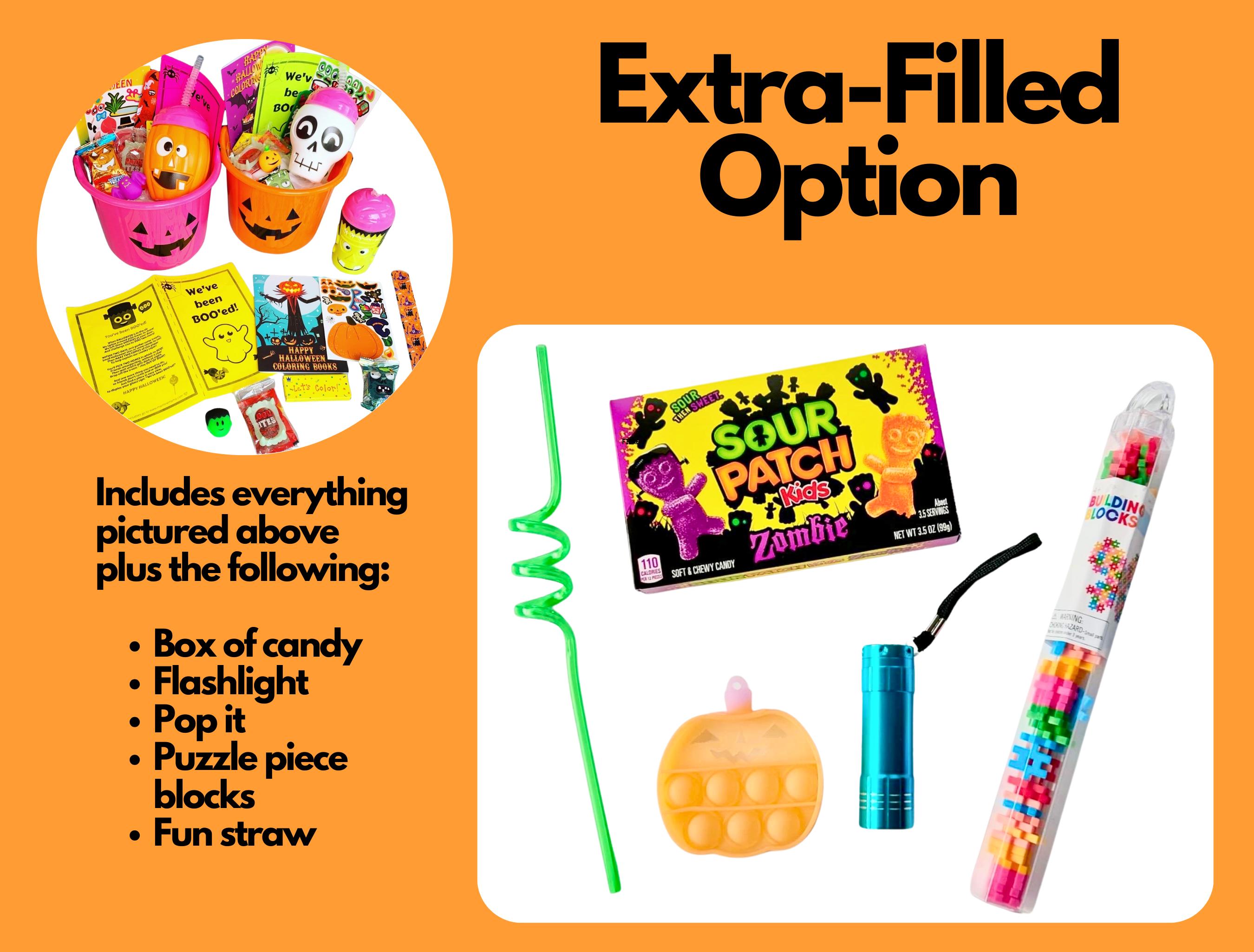 Halloween BOO Bucket | You've Been BOOed, Kid Halloween Gift | Class Party Favor | Toddler Tween Child Friend Trick or Treat Basket Bag Easy