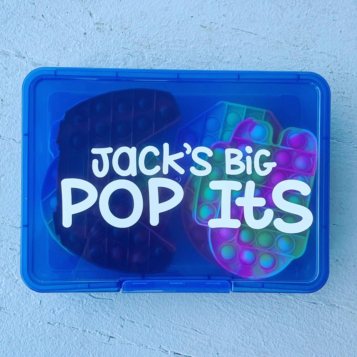 Fidget Storage Box Fidget Organizer Case With Lid Travel Etsy