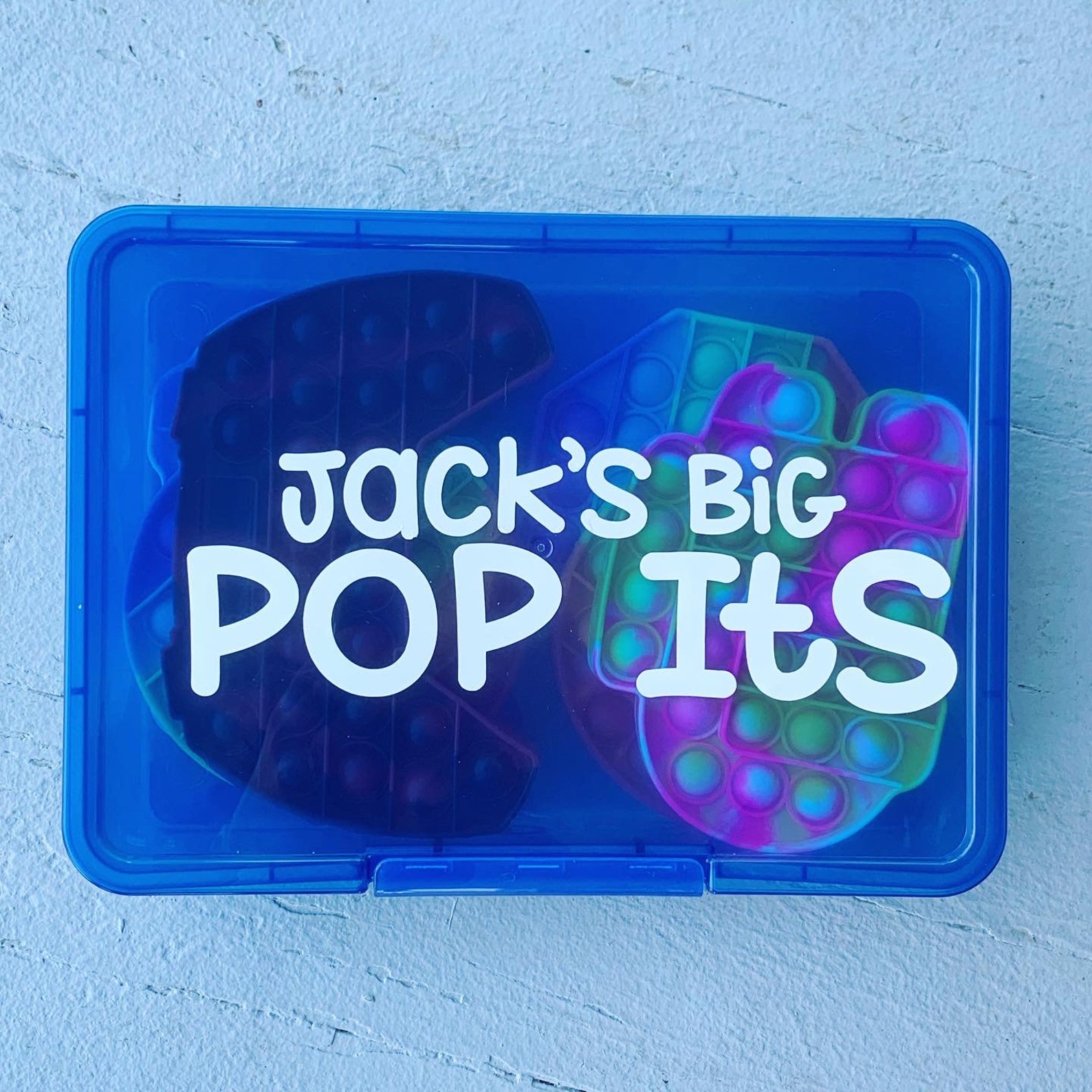 Fidget Storage Box Fidget Organizer Case With Lid Travel Etsy