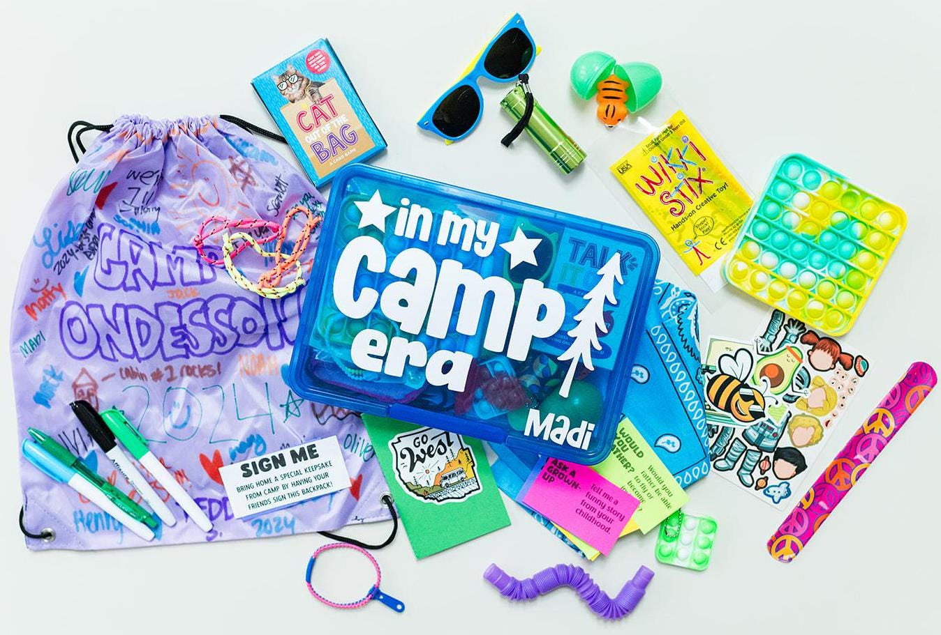 Beyond Bookmarks Teen Girl's Summer Camp Care Package Or