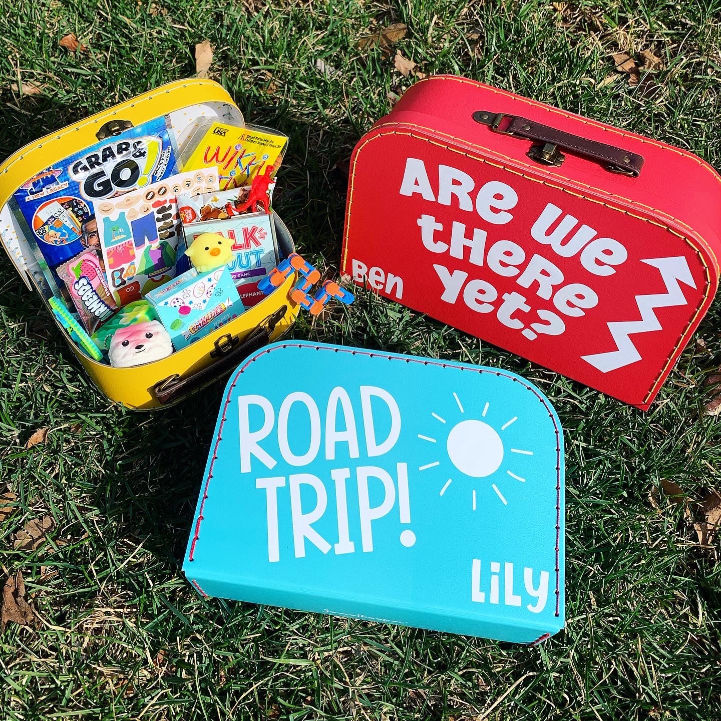REFILL Busy Box Contents Kids Travel Activities Road Trip Airplane