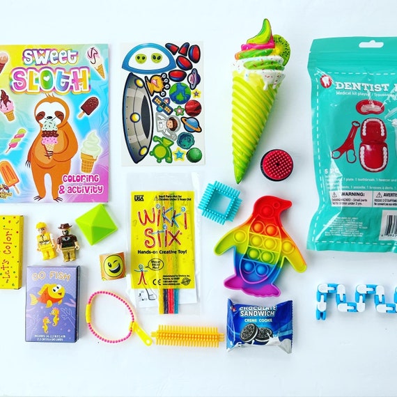 Buy REFILL Busy Box Contents Kids Travel Activities Road Trip Airplane  Toddler, Little Kid Travel Toys Games, Compact Portable Busy Bag Online in  India 