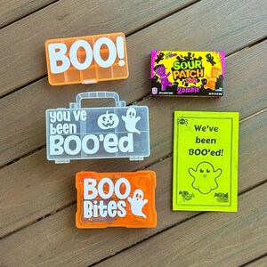 Halloween Snack Box, You've Been Booed, Personalized Halloween Gift, in ...