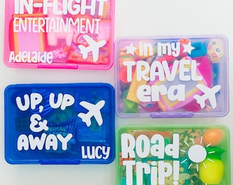 Kids Travel Activities | Road Trip Airplane Activities Car Plane, Preschool Little Kid Child Gift Fidget Busy Box Screen-Free Fun