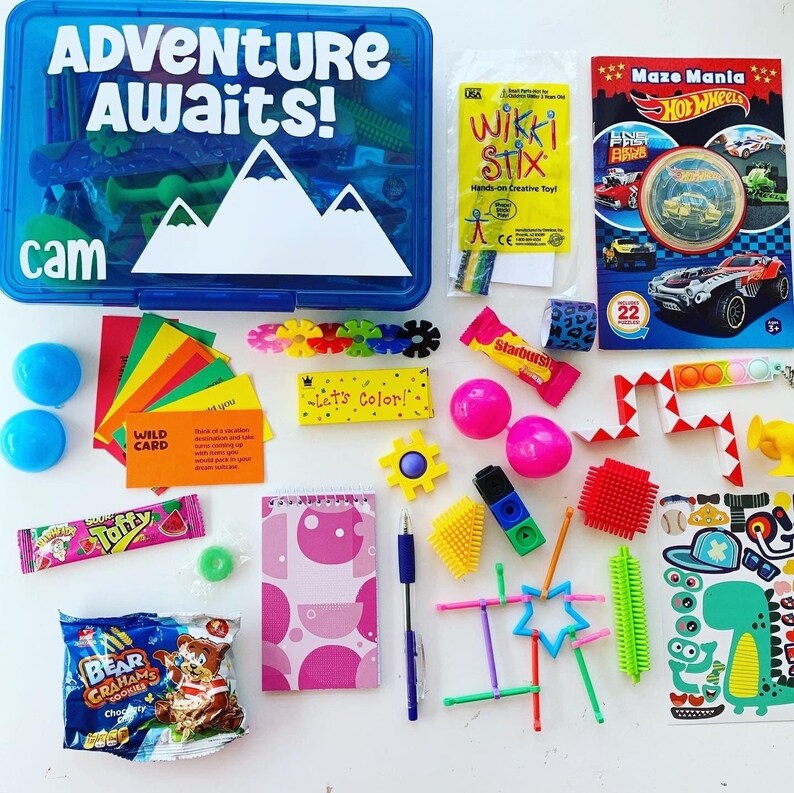 REFILL Kids Travel Busy Box ages 4 2.0 Travel Busy Box Etsy