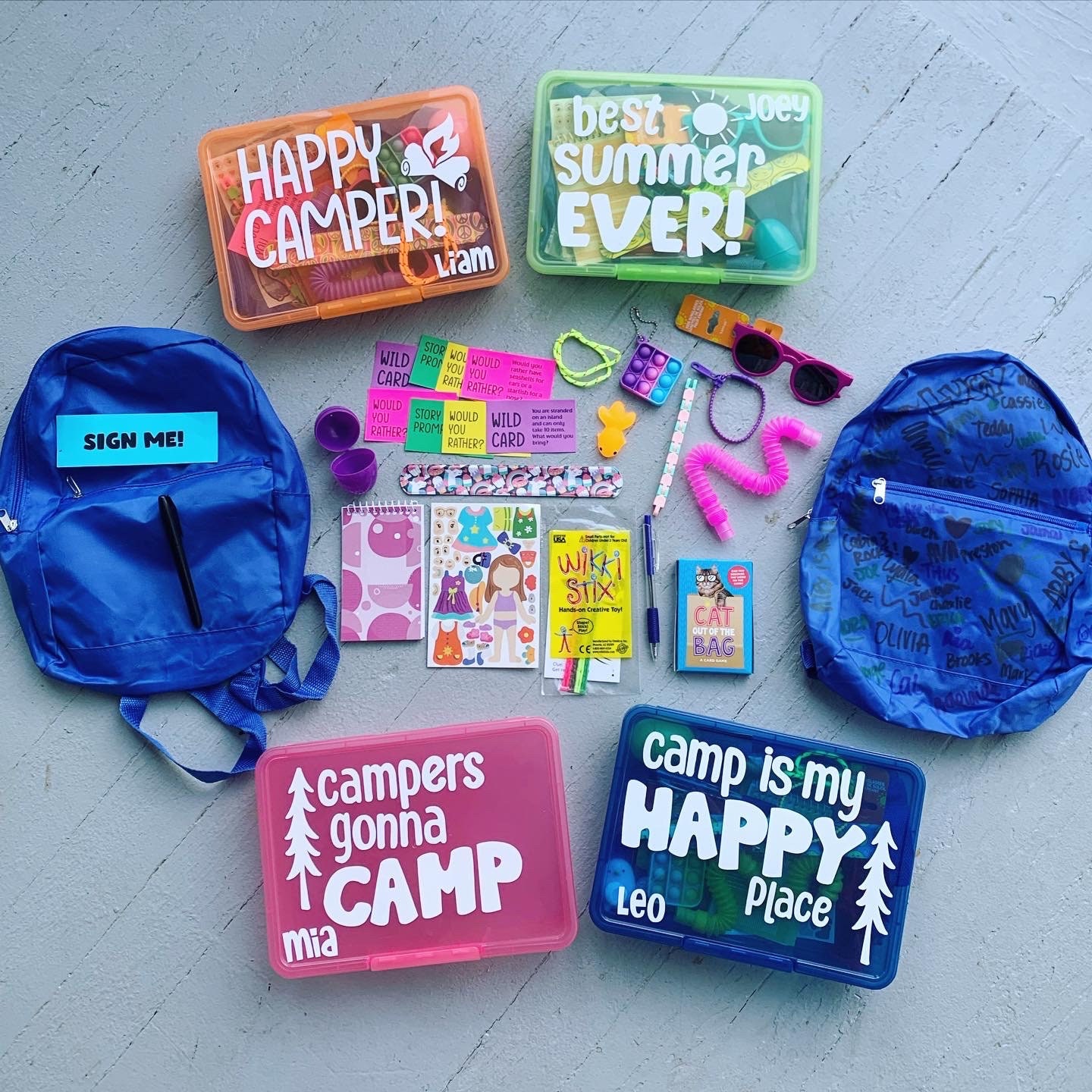 SUMMER CAMP Care Package for Tweens, Teens, Kids & Counselors