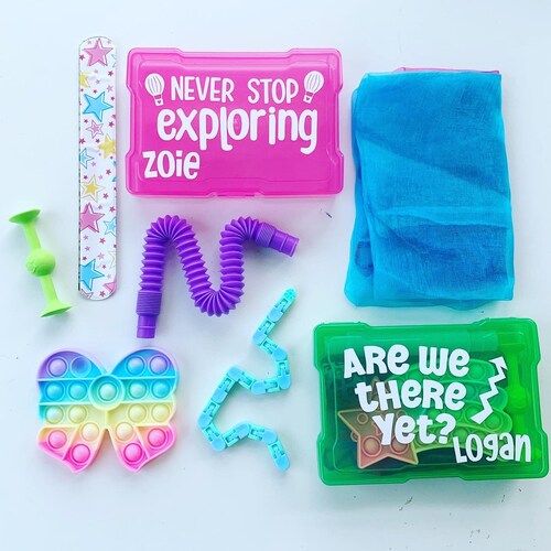 TODDLER Travel Busy Boxes ages 24 Road Trip & Airplane Etsy