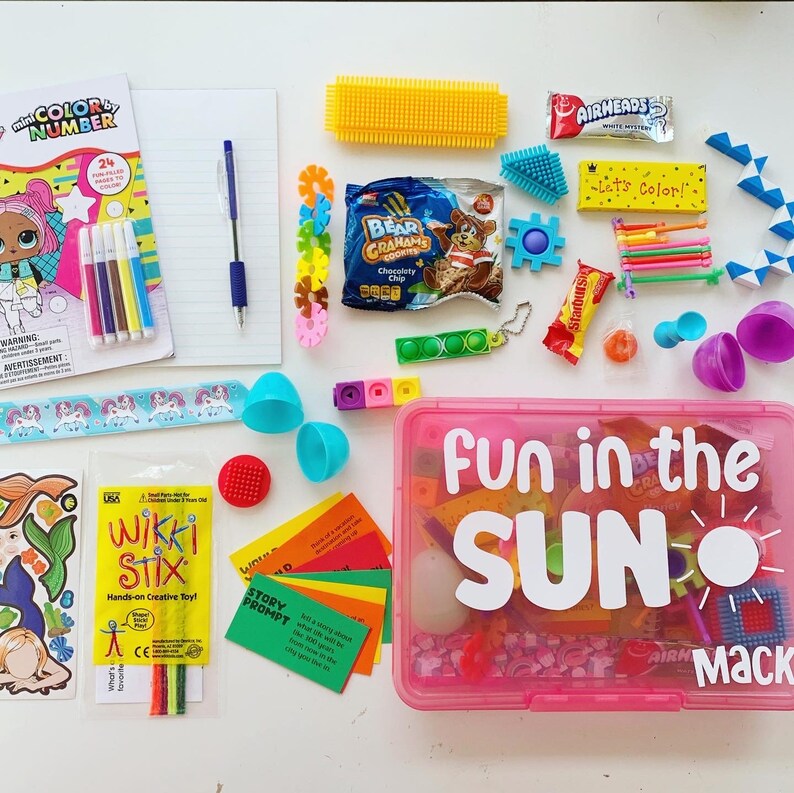 REFILL Kids Travel Busy Box ages 4 2.0 Travel Busy Box Etsy