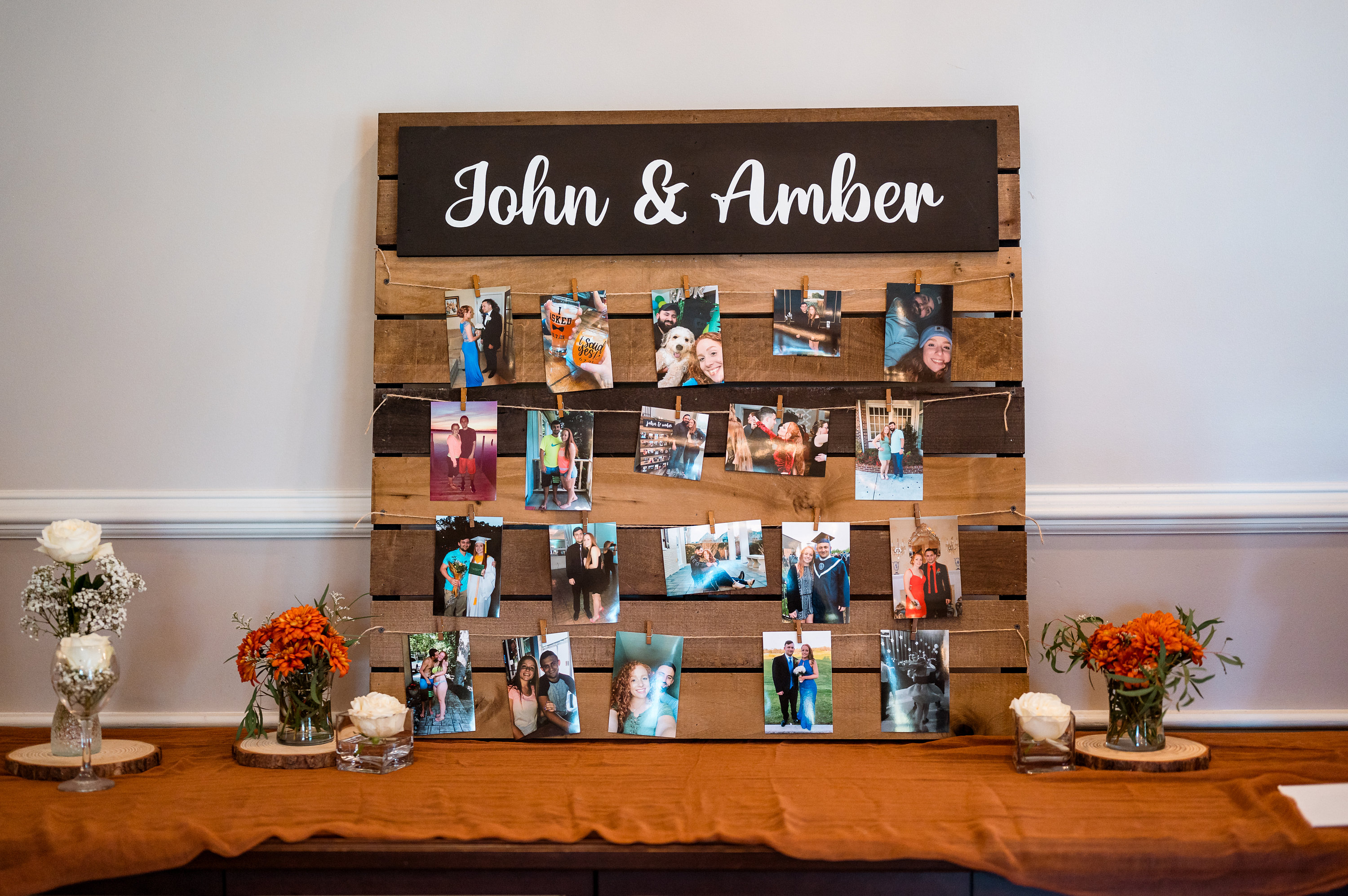 Custom Pallet Board Photo Display, Personalized Event Backdrop ...