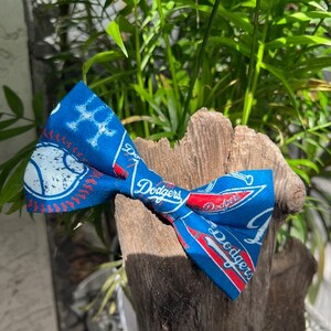 LA Dodgers Dog Bow Tie