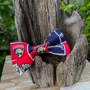 Florida Panthers Dog Bow Tie