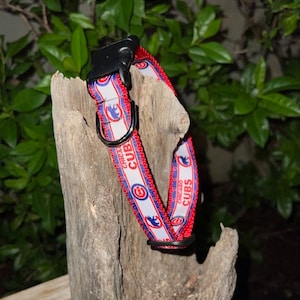 Chicago Cubs Dog Collar