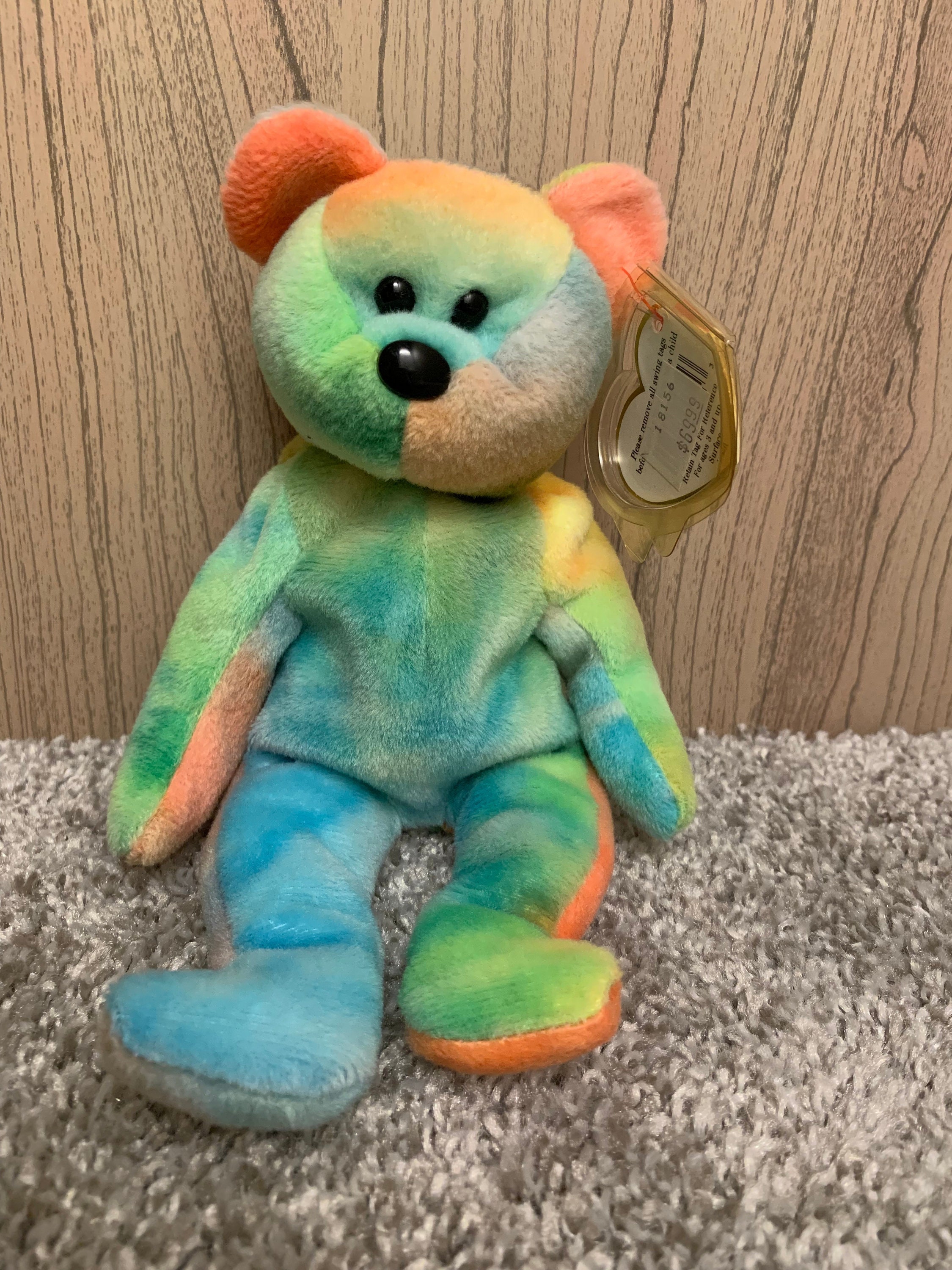 Garcia Bear-- Rare Original Beanie Baby - Etsy Garcia Bear-- Rare Original Beanie Baby - Etsy