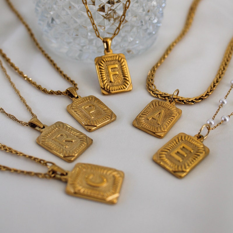 Gold Initials - Etsy