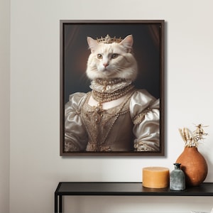 Custom royal cat portrait, Dog and cat custom art, funny cat portrait, Royal dog portrait, human and pet portait, Royal dog art, petlover