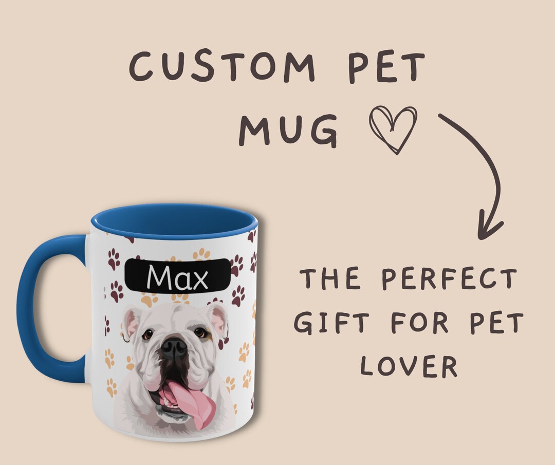 Custom Dog Mug Mug Custom Cat Mug Pet Mug for Gift Pet Etsy
