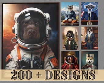 Pet Portrait Painting, Custom Pet Art for Him, Funny Dog Portrait, Dog Memorial Gift, Pet Loss Gifts, Custom Dog Portrait, Pet Birthday Gift