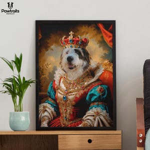 Custom Royal Pet Portrait, Family and pet custom portrait, funny custom portrait, Royal dog portrait, human and pet portait, cat portrait