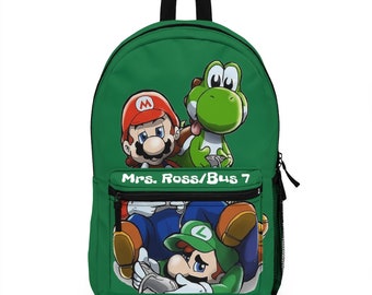 Yoshi Mario Backpack - Etsy