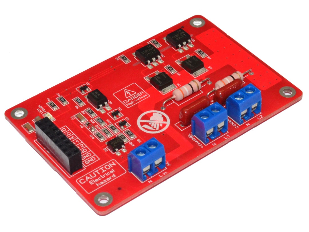 2CH AC LED Light Dimmer Module Controller Board for Arduino and Raspberry Smart Etsy