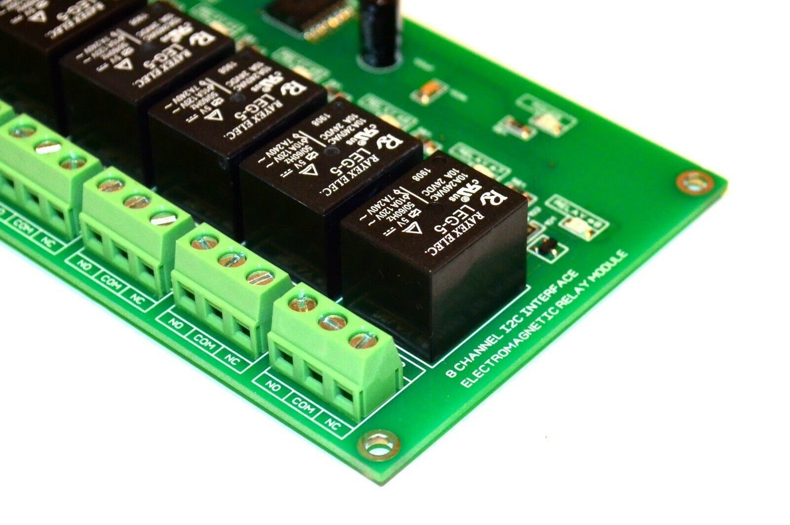 Module de relais électromagnétique I2C 8 canaux pour Arduino Etsy France