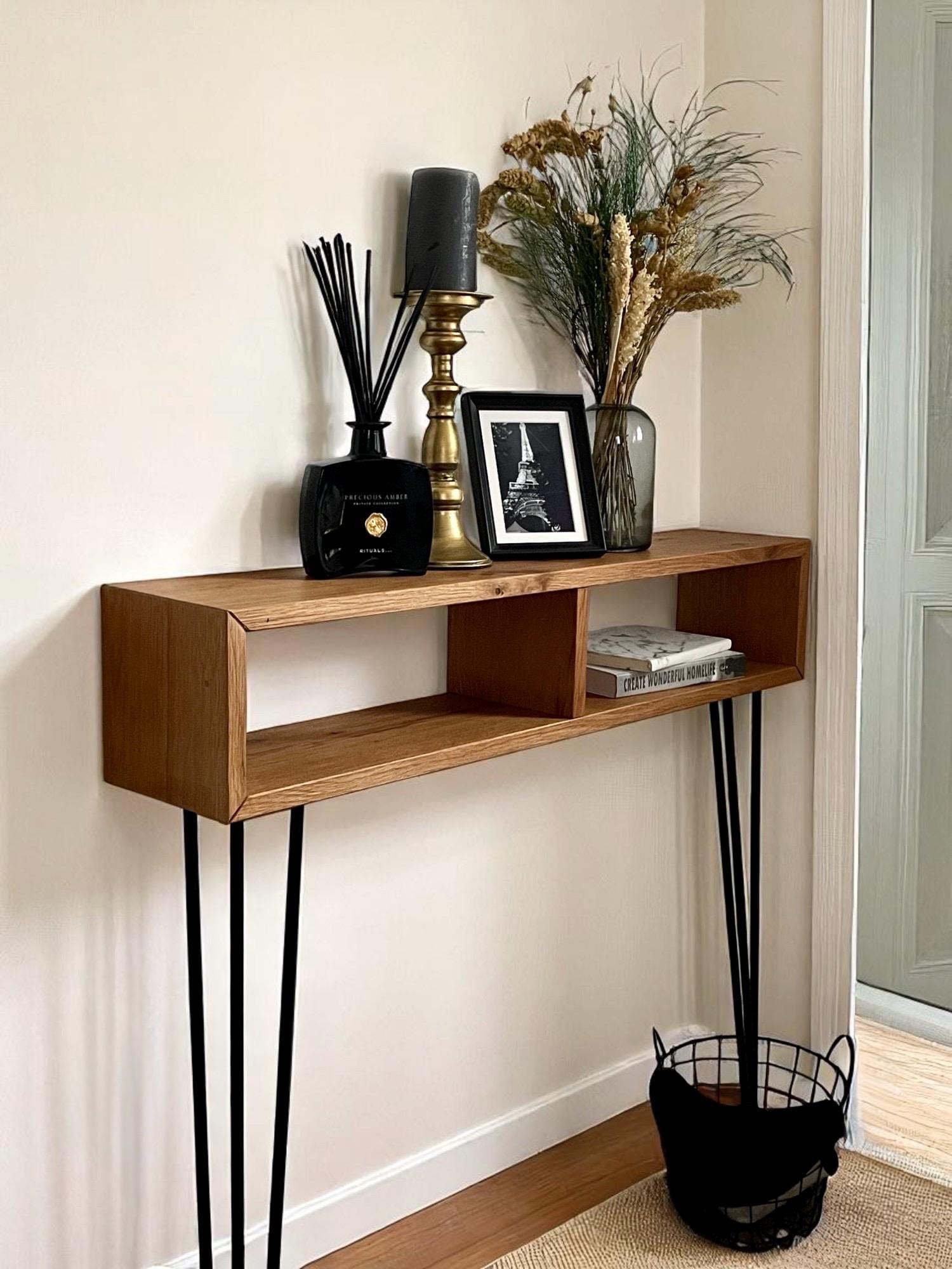 Console with compartments made of German oak - custom-made*