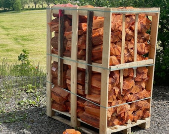 1 pallet (85 bags) firewood hardwood in a net 12.5dm