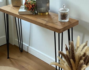 Console table with 4 hairpin legs - custom size*