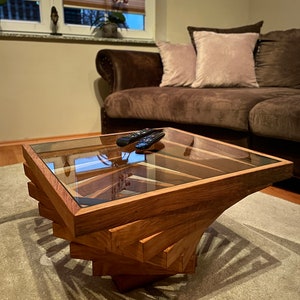 Living room table made of German oak