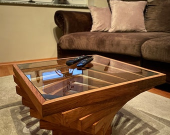 Living room table made of German oak