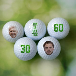 Golf Birthday Gift, Custom Golf Balls, Personalized Golf Balls, Golf Gift, Best Man Gift, Gift for Him, 40th Birthday Gift, Photo Golf
