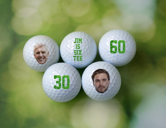 Golf Birthday Gift, Custom Golf Balls, Personalized Golf Balls, Golf Gift, Best Man Gift, Gift for Him, 40th Birthday Gift, Photo Golf