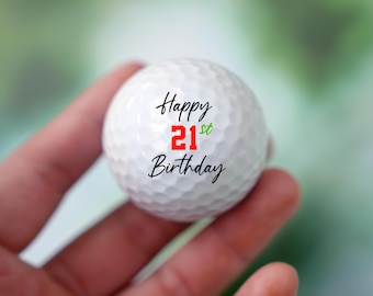 Personalized Birthday Gift, Custom Golf Balls, Personalized Golf Balls, Golf Gift, Birthday Golfer Gift, 21st Birthday, 50th Birthday Gift