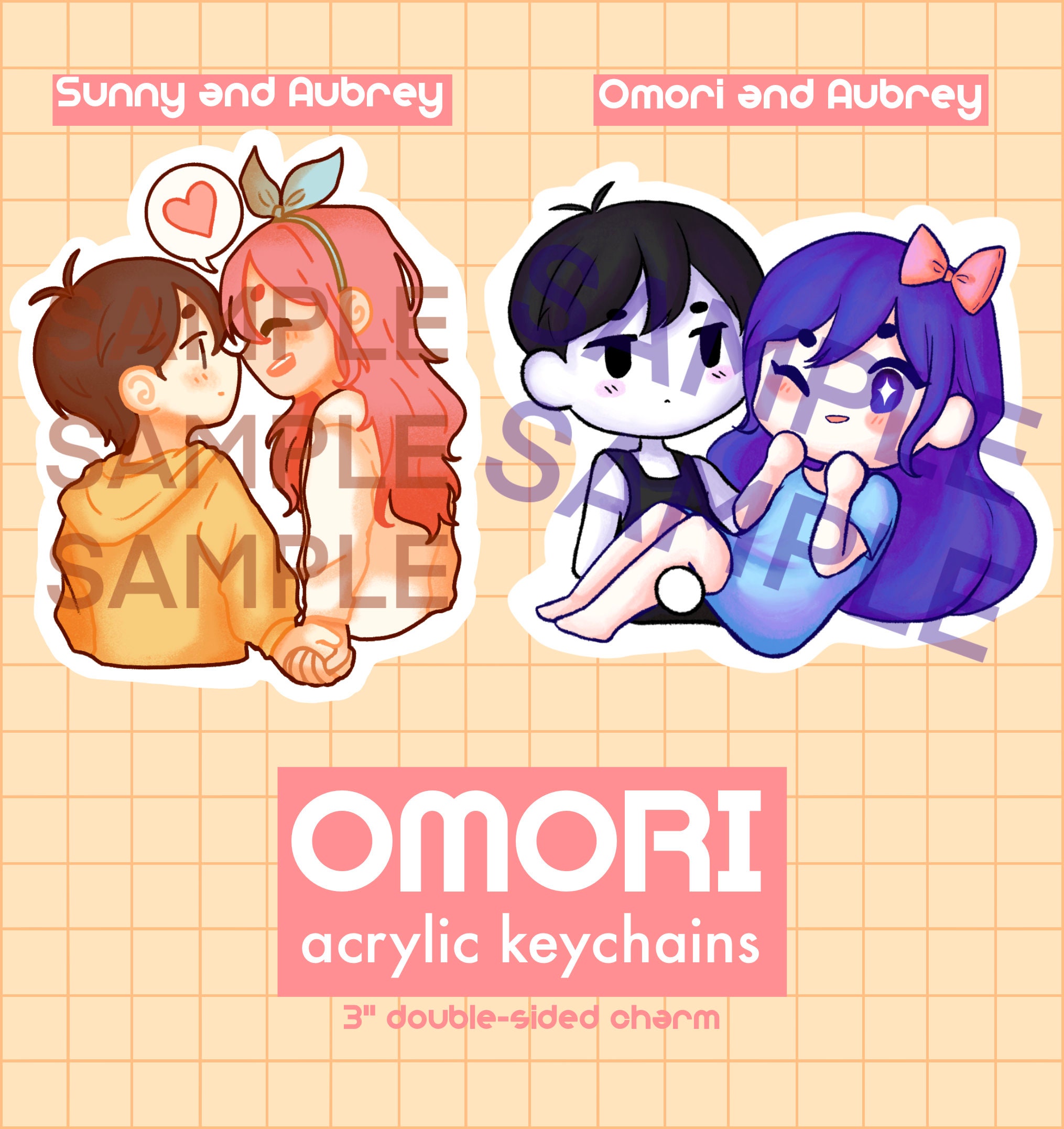 OMORI Charms OMORI Keychains Sunny Charm Aubrey Charm Kel -  Norway