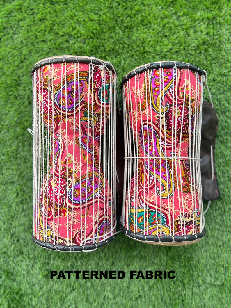 Traditional Talking Drum African Art, Handmade, Leatherwork, African