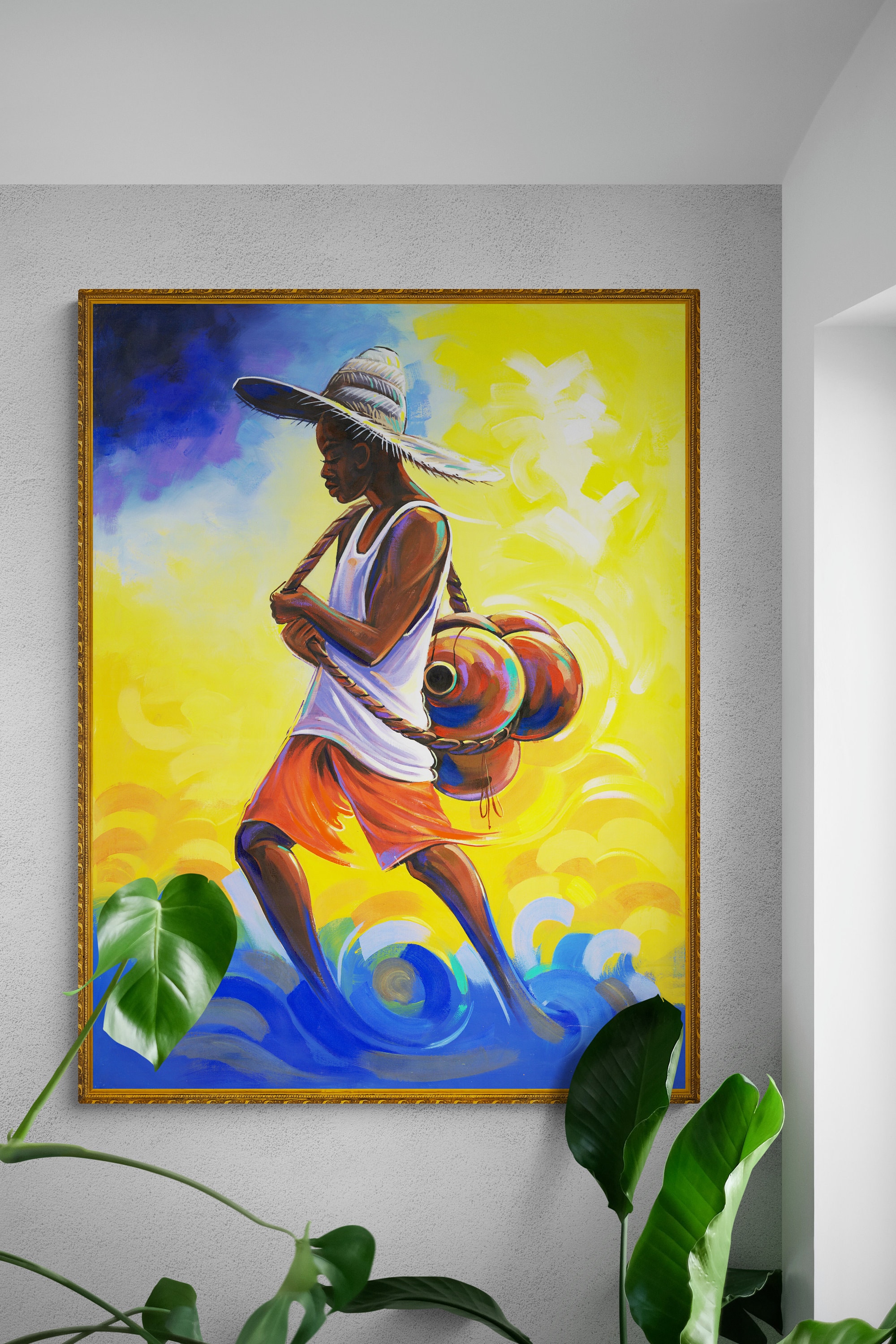 Godspeed – Original Painting, Modern African Art, Tribal Art