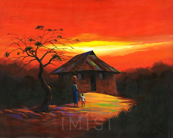Black art online wall decor