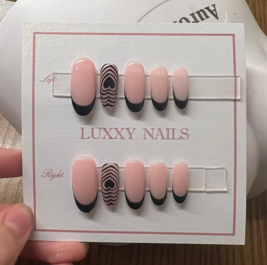 Vday Nails Valentines Day Nails French Nails Romantic - Etsy