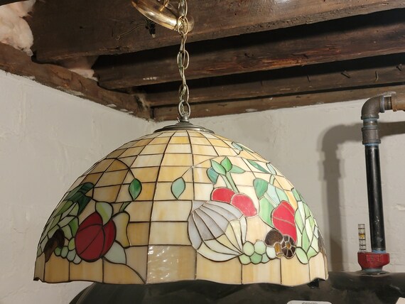 1970 s Tiffany Kitchen Lamp Etsy Australia