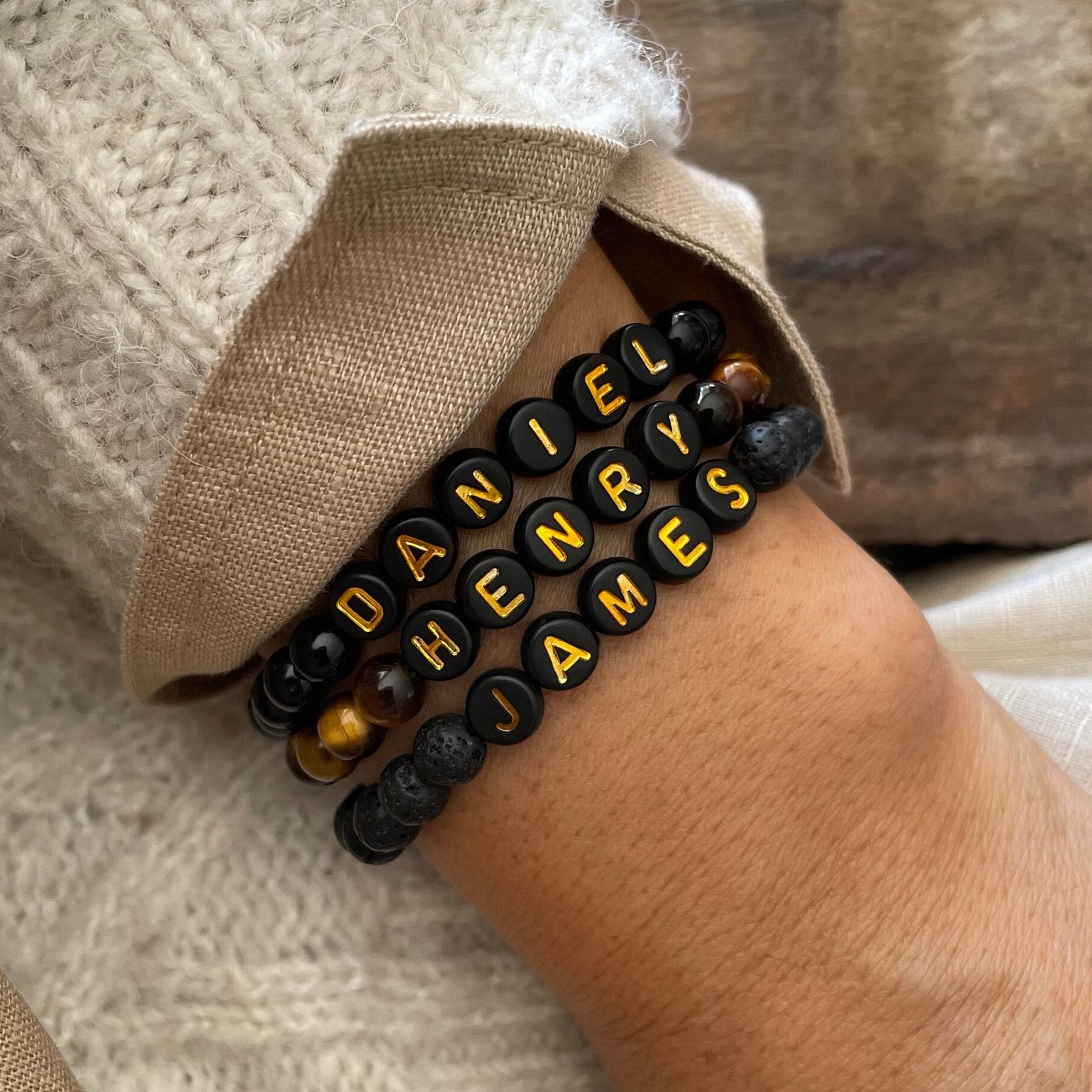 Adjustable Beaded Bracelet Initial Beaded Bracelets For Women - Silver Heart Letter A-Z Boho Style Adjustable Bracelet Silver Heart Letter Bracelet Women