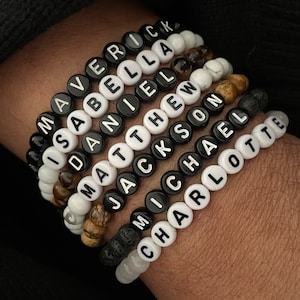 Personalized Bracelet for Men, Custom Bracelet for Best Friendship Bracelet, Name Bracelet, Healing and Inner peace  Bracelet - Gift for him