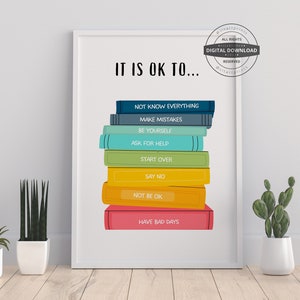 Feeling Emotion Therapy Office Decor School Counsellor CBT DBT Counseling Poster Anxiety Relief Psychology Psychotherapist Psychology Poster