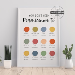 CBT Poster Wall Art Printable Social Work Office Decor Cognitive Behavioral Anxiety Therapy Print Counsellor Prints MHC Psych Therapist Art