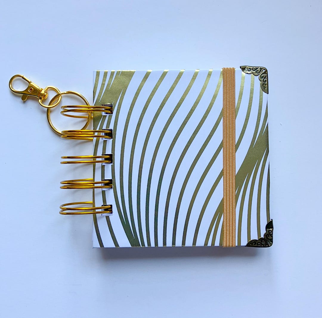 Mini Spiral Notebook Keychain: Handmade Pocket Journal for Writers - Etsy