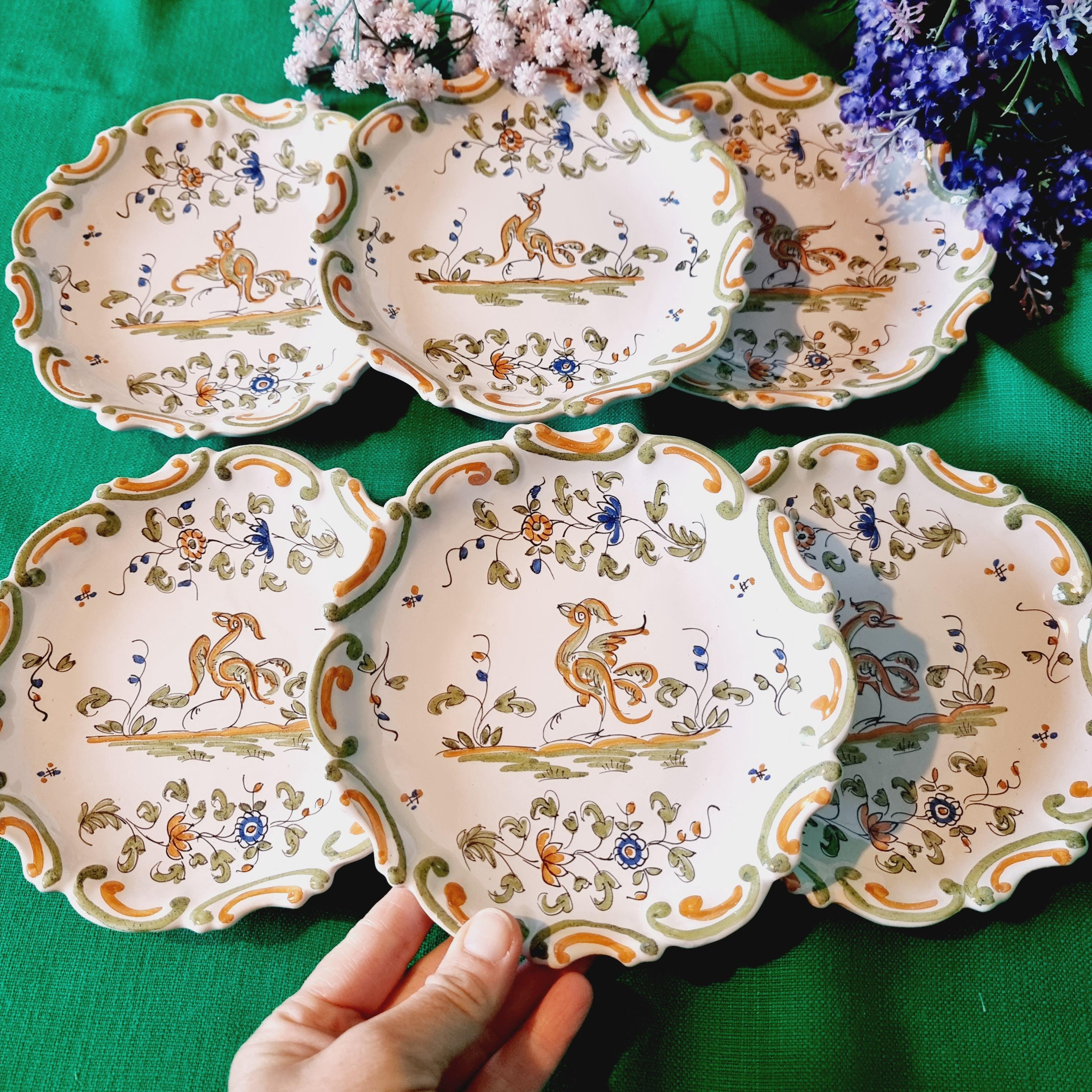 Moustiers Plates - Etsy Canada