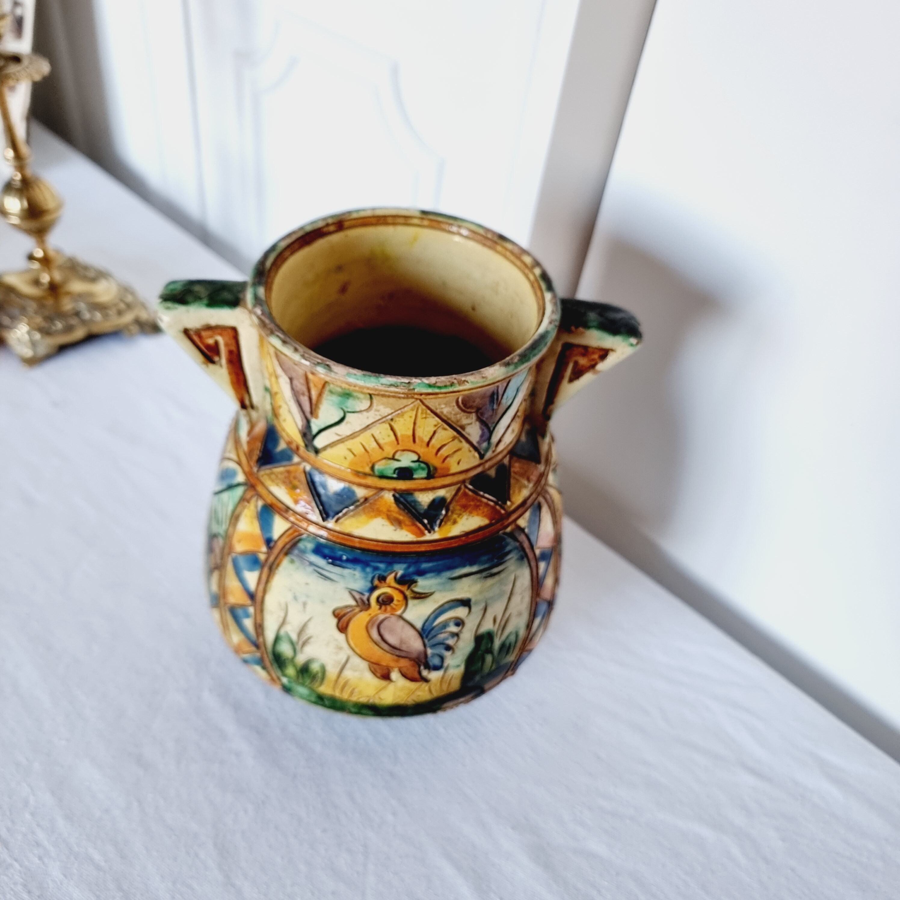 Antique Majolica Water Jug Made in Italy Made and Hand Painted - Etsy