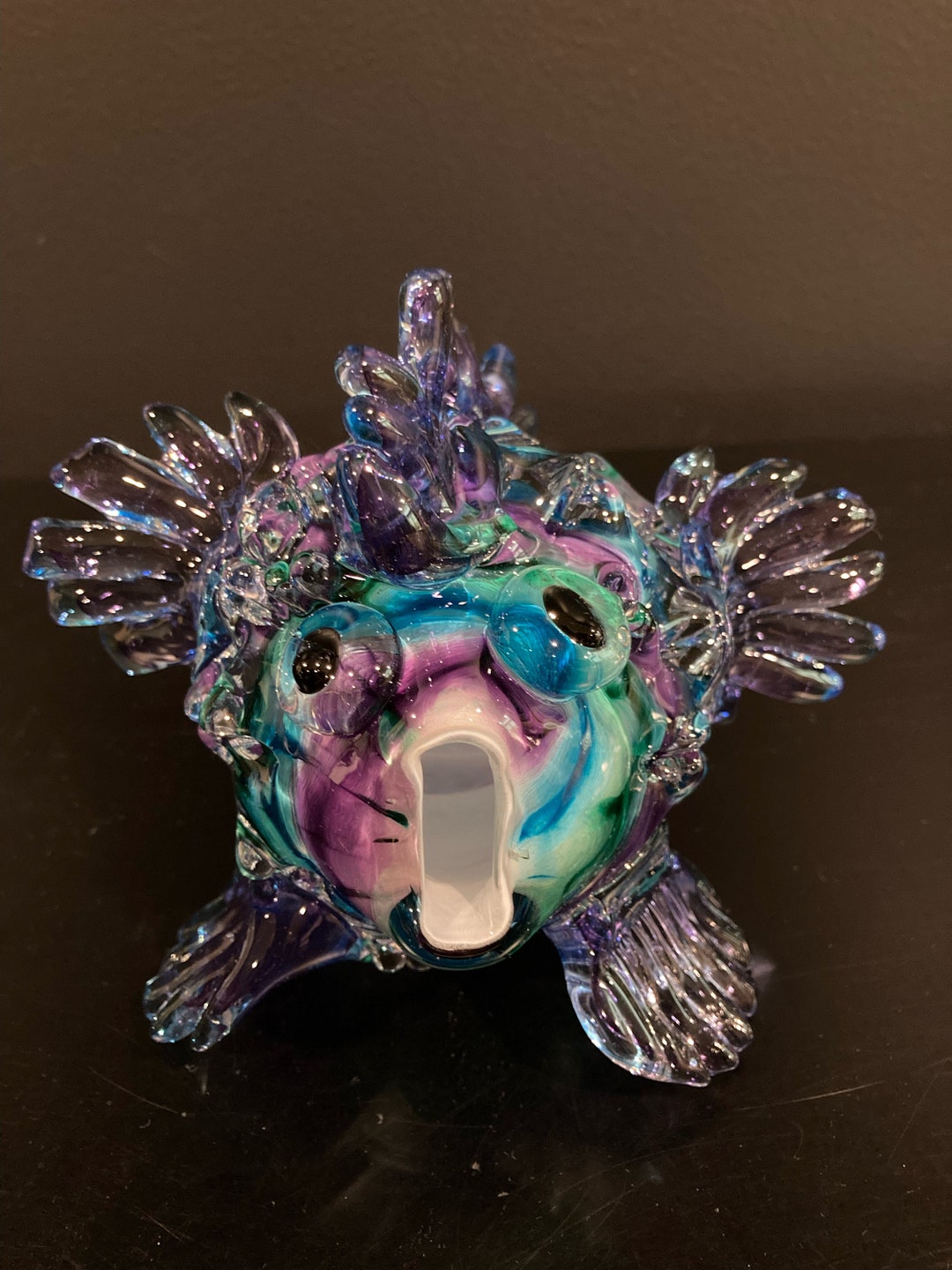 Decorative Glass Fish Etsy